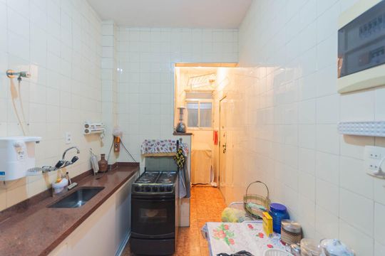 Cozinha de apartamento à venda com 2 quartos, 65m² em Andaraí, Rio de Janeiro