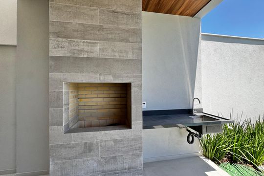 Área Gourmet de casa de condomínio à venda com 3 quartos, 230m² em Recreio dos Bandeirantes, Rio de Janeiro