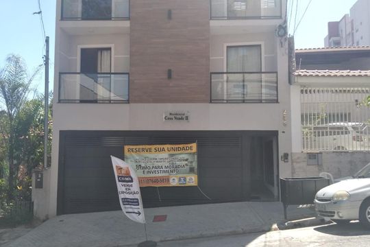 Fachada de apartamento à venda com 1 quarto, 38m² em Parque Peruche, São Paulo