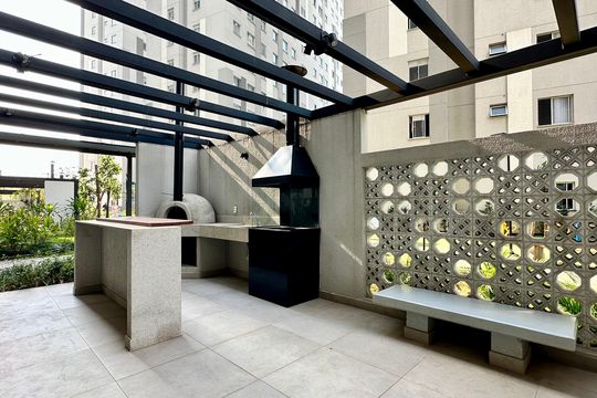 Area Comum - Churrasqueira de apartamento à venda com 2 quartos, 38m² em Vila Flora, Guarulhos