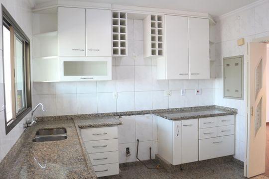 Cozinha de apartamento à venda com 3 quartos, 154m² em Santa Paula, São Caetano do Sul