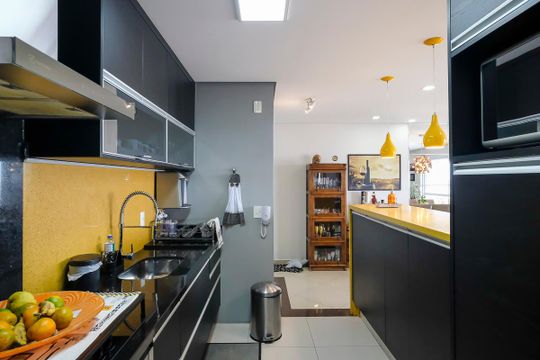 Cozinha de apartamento à venda com 3 quartos, 125m² em Boa Vista, São Caetano do Sul