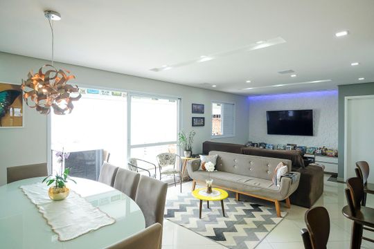 Sala de apartamento à venda com 3 quartos, 125m² em Boa Vista, São Caetano do Sul