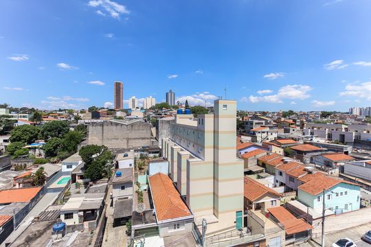 Vista Varanda da Sala de apartamento à venda com 2 quartos, 60m² em Vila Carmosina, São Paulo