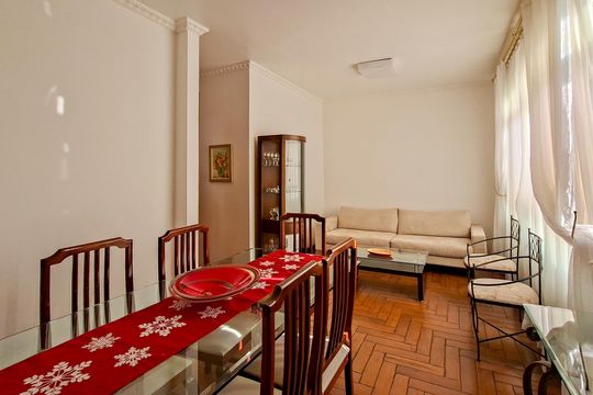 Sala de apartamento à venda com 3 quartos, 78m² em Santa Efigênia, Belo Horizonte