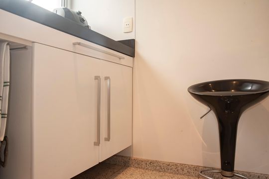 Cozinha de apartamento à venda com 2 quartos, 65m² em Vila Clementino, São Paulo