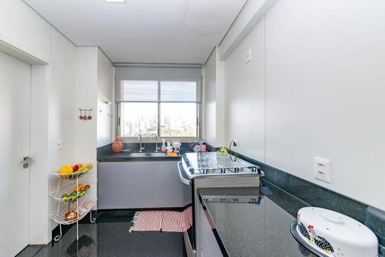 Cozinha de apartamento à venda com 4 quartos, 174m² em Vale do Sereno, Nova Lima