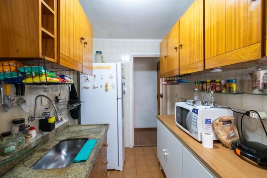 Cozinha de apartamento à venda com 2 quartos, 63m² em Jabaquara, São Paulo
