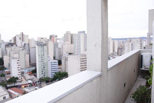 Sacada de apartamento para alugar com 1 quarto, 48m² em Vila Buarque, São Paulo