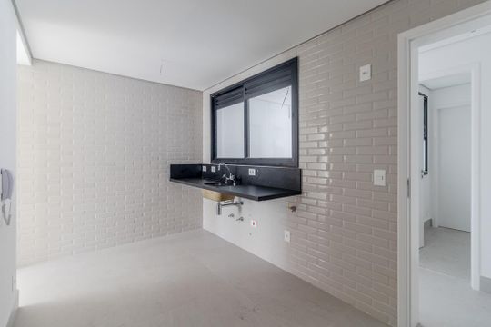 Cozinha de apartamento à venda com 3 quartos, 208m² em Jardim Paulista, São Paulo