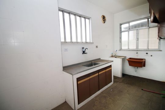 Cozinha de apartamento à venda com 3 quartos, 65m² em Brás de Pina, Rio de Janeiro