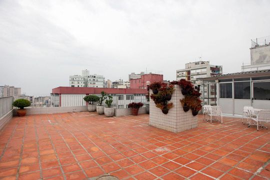 Área Comum - Terraço de kitnet/studio à venda com 1 quarto, 32m² em Centro Histórico, Porto Alegre