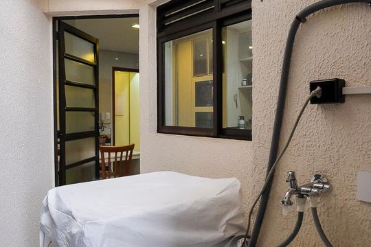 Área de serviço de apartamento à venda com 4 quartos, 140m² em Vila Helena, São Bernardo do Campo