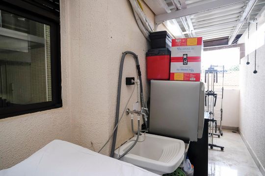 Área de serviço de apartamento à venda com 4 quartos, 140m² em Vila Helena, São Bernardo do Campo