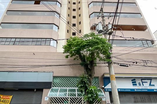 Fachada + plaquinha de apartamento à venda com 4 quartos, 140m² em Vila Helena, São Bernardo do Campo
