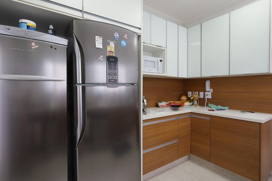 Cozinha de casa de condomínio à venda com 4 quartos, 420m² em Jardim Leonor, São Paulo