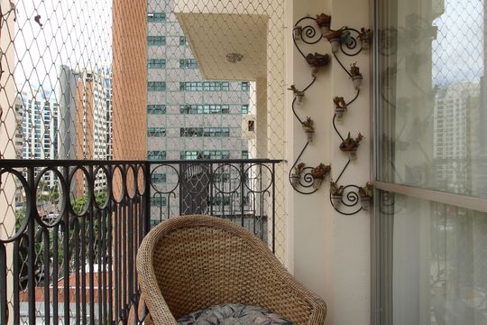 Varanda de apartamento à venda com 3 quartos, 170m² em Indianópolis, São Paulo