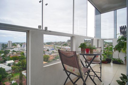 Varanda da Sala de apartamento à venda com 3 quartos, 93m² em Rio Branco, Novo Hamburgo