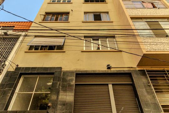 Fachada de kitnet/studio à venda com 1 quarto, 38m² em Campos Elíseos, São Paulo