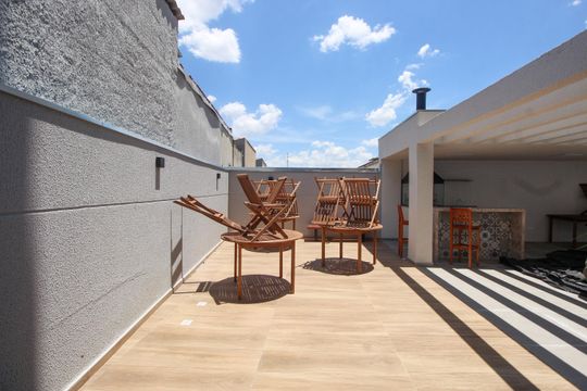 Área comum - Churrasqueira de apartamento para alugar com 2 quartos, 32m² em Vila Plana, São Paulo