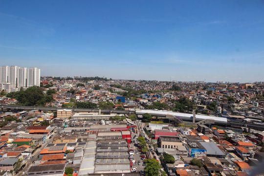 Vista da Varanda do Quarto 1 de apartamento para alugar com 2 quartos, 32m² em Vila Plana, São Paulo