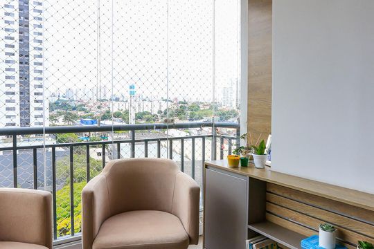 Varanda de apartamento para alugar com 3 quartos, 67m² em Instituto de Previdência, São Paulo