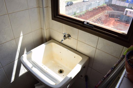Cozinha e Área de Serviço de apartamento para alugar com 1 quarto, 37m² em Jardim Irajá, Ribeirão Preto