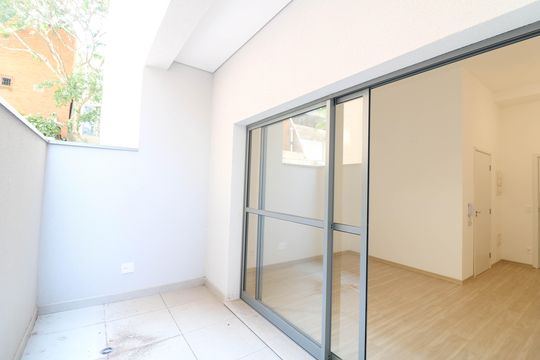 Varanda de apartamento à venda com 1 quarto, 33m² em Brooklin, São Paulo