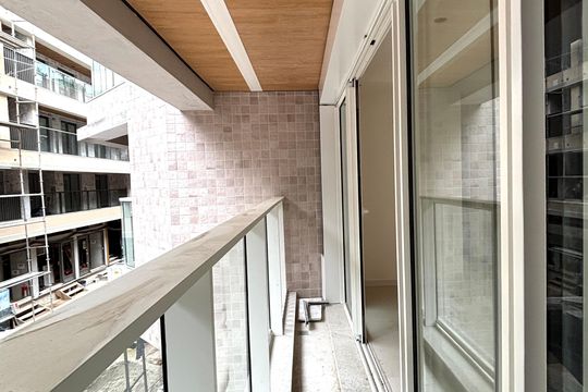 Varanda da sala de apartamento à venda com 1 quarto, 50m² em Gávea, Rio de Janeiro