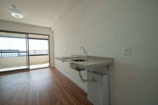 Cozinha de kitnet/studio à venda com 1 quarto, 28m² em Sacoma, São Paulo