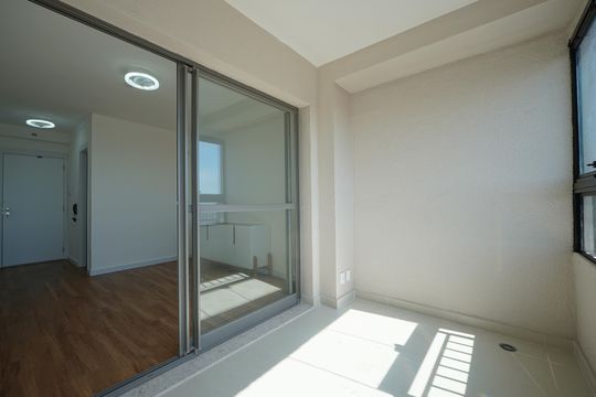 Varanda do Studio de kitnet/studio para alugar com 1 quarto, 28m² em Sacoma, São Paulo