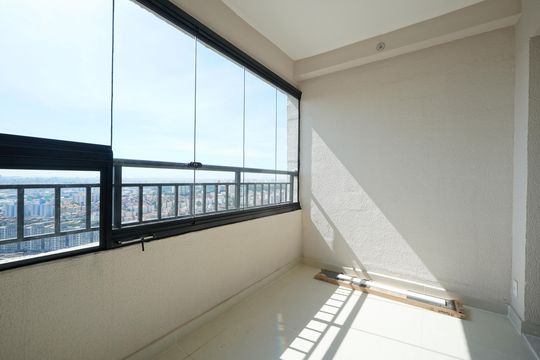 Varanda do Studio de kitnet/studio para alugar com 1 quarto, 28m² em Sacoma, São Paulo