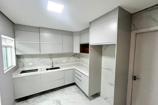 Cozinha de casa de condomínio para alugar com 3 quartos, 150m² em Jardim Santa Ines, São Paulo