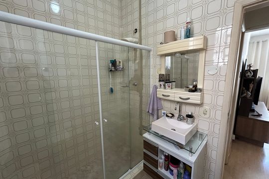 Banheiro de apartamento à venda com 2 quartos, 60m² em Engenho Novo, Rio de Janeiro