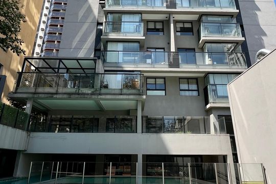 Fachada de kitnet/studio à venda com 1 quarto, 40m² em Jardim Paulista, São Paulo