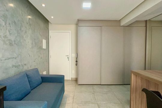 Sala de kitnet/studio à venda com 1 quarto, 40m² em Jardim Paulista, São Paulo