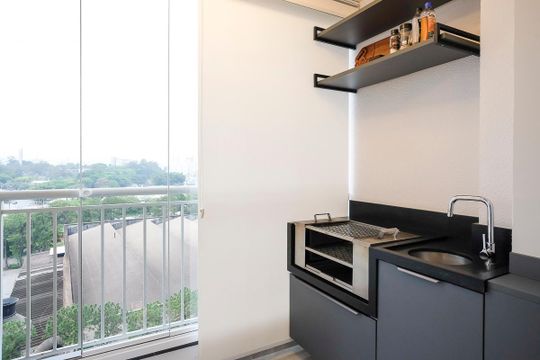 Varanda de apartamento à venda com 2 quartos, 70m² em Rudge Ramos, São Bernardo do Campo