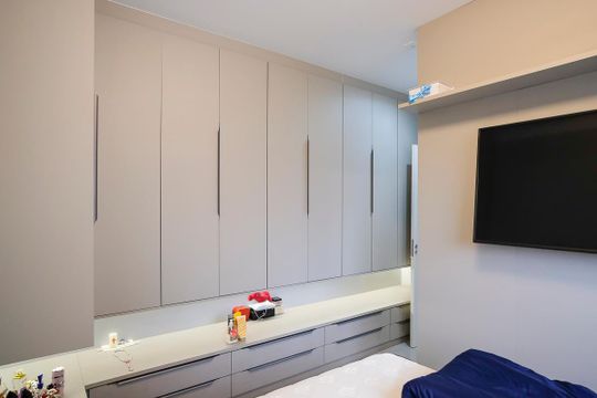 Suíte de apartamento à venda com 2 quartos, 70m² em Rudge Ramos, São Bernardo do Campo