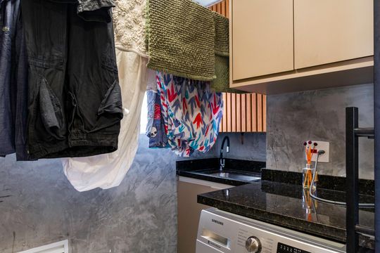 Área de Serviço de apartamento à venda com 3 quartos, 129m² em Jardim Caboré, São Paulo