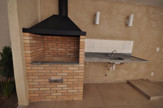 Área comum - Churrasqueira de apartamento para alugar com 1 quarto, 29m² em Parque Vitoria, São Paulo