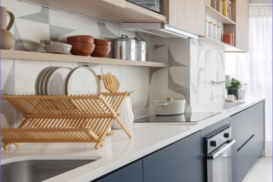 Cozinha de kitnet/studio à venda com 1 quarto, 26m² em Indianópolis, São Paulo
