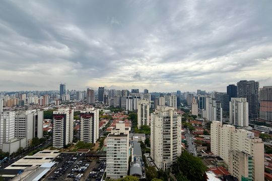 Vista da Cobertura de kitnet/studio à venda com 1 quarto, 24m² em Santo Amaro, São Paulo