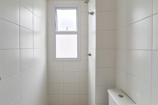 Banheiro Social de apartamento à venda com 2 quartos, 48m² em Assunção, São Bernardo do Campo