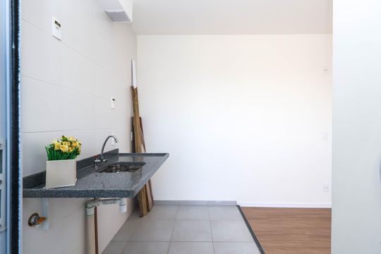Cozinha de apartamento à venda com 2 quartos, 38m² em Vila Vermelha, São Paulo