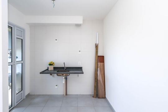 Cozinha de apartamento à venda com 2 quartos, 38m² em Vila Vermelha, São Paulo