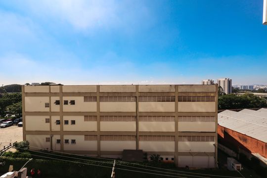 Vista da cozinha de apartamento à venda com 2 quartos, 38m² em Vila Vermelha, São Paulo