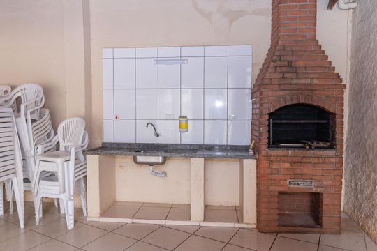 Área comum - Salão de festas -Churasqueira de apartamento à venda com 2 quartos, 64m² em Jardim Nordeste, São Paulo