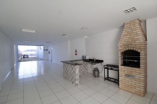 Área comum - Salão de festas de apartamento para alugar com 2 quartos, 58m² em Laranjeiras, Uberlândia