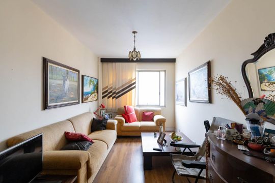 Sala de apartamento para alugar com 1 quarto, 47m² em Santa Cecilia, São Paulo