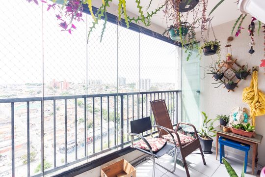 Varanda de apartamento à venda com 2 quartos, 47m² em Vila Yolanda, Osasco